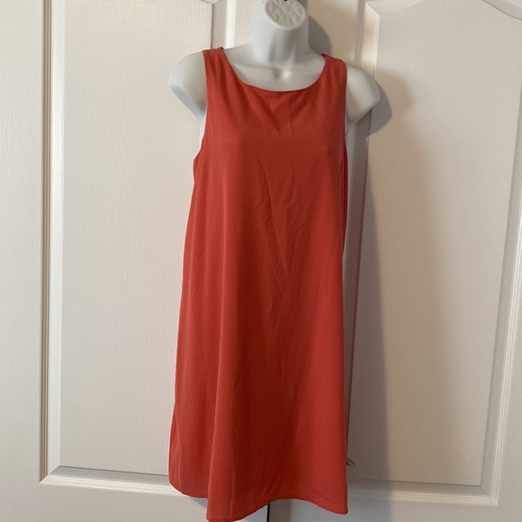 Suzy Sheir Coral colour dress size M - Picture 1 of 5